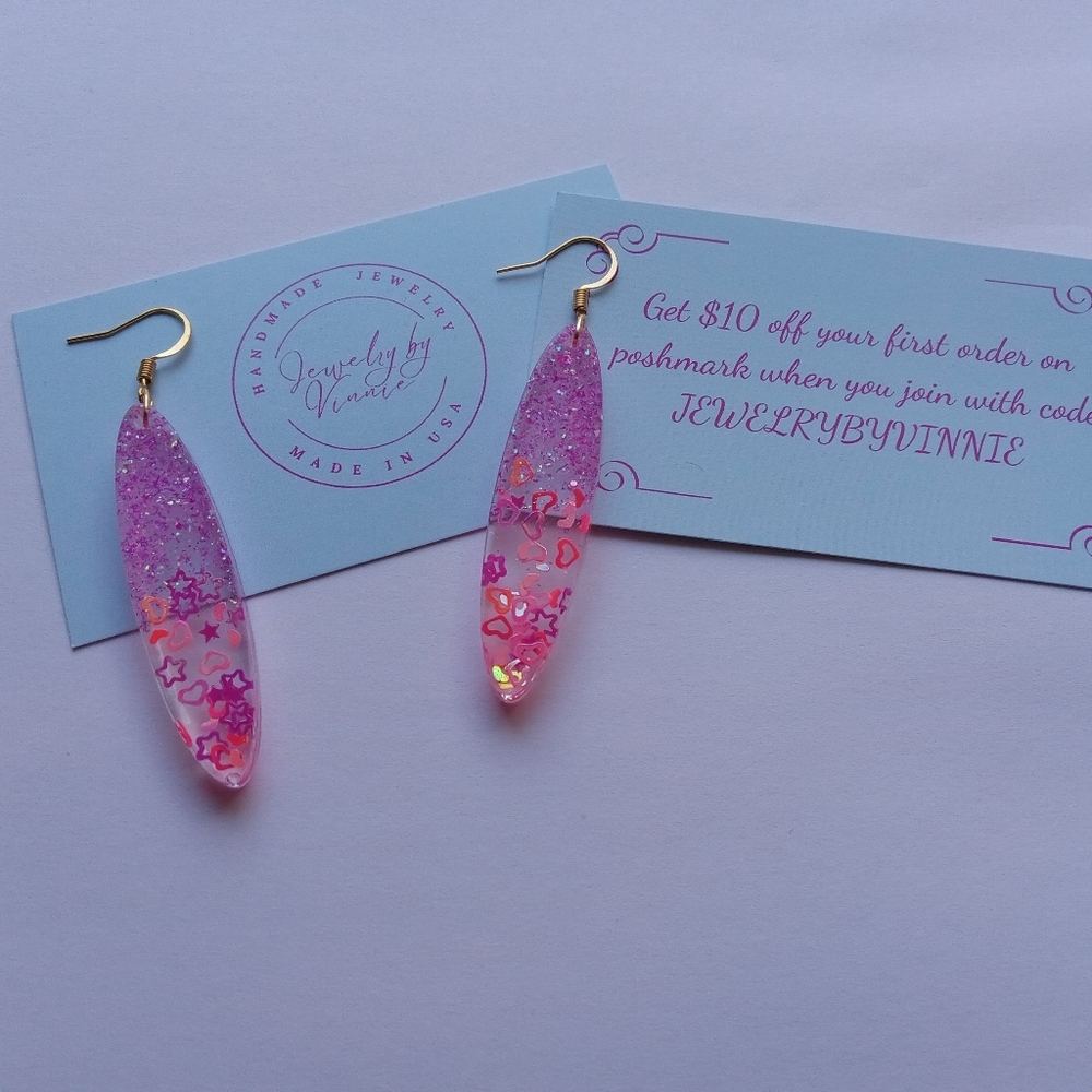 Hand Crafted Barbie's Dreams Collection Earrings - Picture 3 of 6